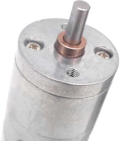 JGA25-370 DC محرك موجه ، محرك كهربائي عالي عزم الدوران ، 6V/12V/24V متوافق ، والفضة ، والبناء المعدني (50 دورة في الدقيقة 12 فولت) in Kuwait