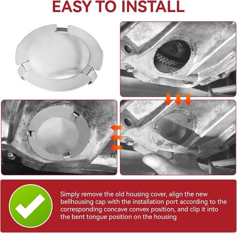24205900 Transmission Bell Housing Inspection Cover, 62 mm Transmission Bell Housing Plug, Transmission Cover Plate Compatible with Buick Cadillac Chevrolet Hummer - 1 Pack in Saudi Arabia