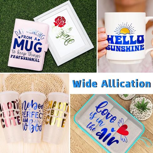 GIRAFVINYL كروم مرآة فضية لاصقة من الفينيل للديكور المنزلي، 12 بوصة × 6 أقدام in Kuwait