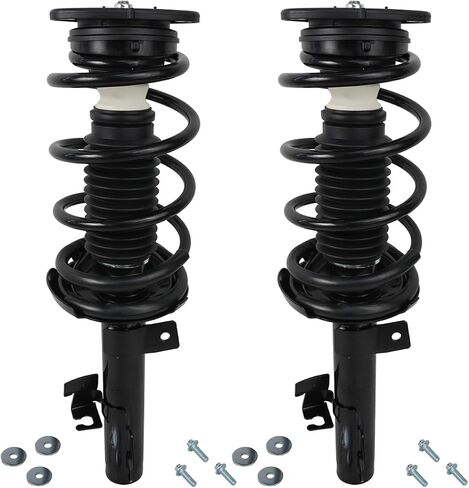 Detroit Axle - 8pc Struts Shocks Kit for 2004-2009 Mazda 3, 2006-2010 Mazda 5, 2 Front Struts & Coil Spring 2 Rear Shock Absorbers 4 Front Rear Sway Bar Links 2005 2007 2008 Replacement Suspension in Saudi Arabia
