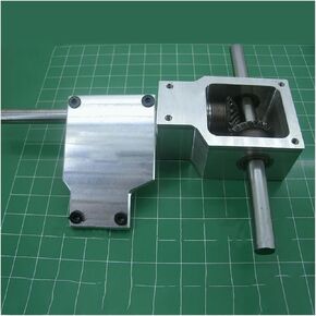 Miter Transmission 90 Degree Commutator Gearbox 8mm 10mm Dual Output Shaft Bevel Gearbox Transmission Ratio 1:1 Speed Reducer Gearbox Pinion Mechanical(8mm Thickness) in Kuwait