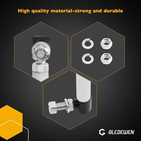 Gledewen Adjustable LH/RH Steering Drag Link Set Fit 436884 & 436885,Compatible with Husqvarna Craftsman AYP Poulan Pro Jonsered Lawn Mower Replace# 532436884 532436885 583513301 & 583513401 in Saudi Arabia