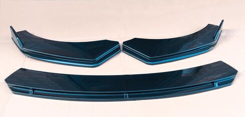 Universal Front Bumper Lip Body Kit Spoiler with Strut Rod Tie Support Bars 8"-11" in Saudi Arabia