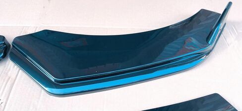 Universal Front Bumper Lip Body Kit Spoiler with Strut Rod Tie Support Bars 8"-11" in Saudi Arabia