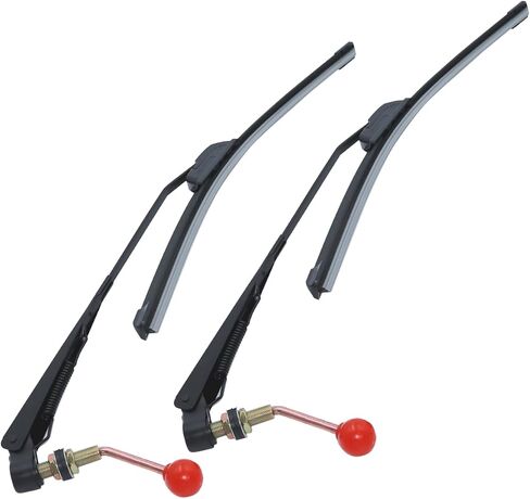 UTV Wiper Wiper Kit ، 15.7 بوصة ممسحة يدوي بليد مجموعة متوافقة مع Polaris Ranger RZR Can Am Maverick X3 in Saudi Arabia
