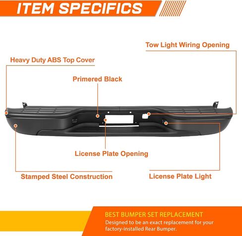 PM PRESTOR OPERST OPPER مع مصابيح لوحة الترخيص متوافقة مع 1999-2006 CHEVY SILVERADA/GMC SIERRA 1500 2500 استبدال مباشر لـ GM1103124 GM1103122 12496085 in Saudi Arabia