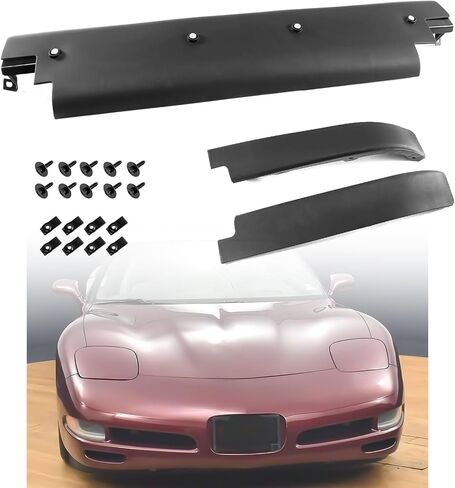 Front Lower Spoiler Air Dam 3 Piece Kit Fits for 1997-2004 Chevrolet Corvette LS1 LS6 in Saudi Arabia