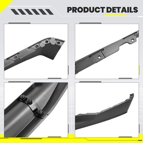 KUAFU Front Bumper Valance Compatible with 2020-2022 Ford F250 F350 F450 Super Duty 2WD Models Lower Deflector Valance Panel Replacement for LC3Z-17626-BA PP Plastic Black in Saudi Arabia