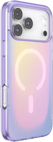 Popsockets iPhone 17 Pro Max Phone Case متوافق مع Magsafe ، لـ iPhone 17 Pro Max ، وتوافق الشحن اللاسلكي ، وحالة فقط - الهالة in Saudi Arabia