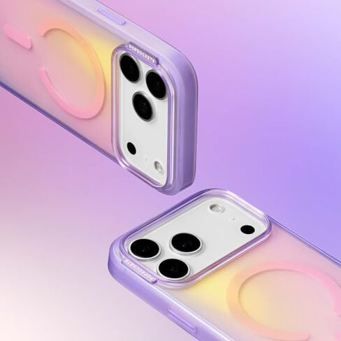 Popsockets iPhone 17 Pro Phone Case متوافق مع Magsafe ، لـ iPhone 17 Pro ، شحن لاسلكي متوافق ، حالة فقط - الهالة in Saudi Arabia