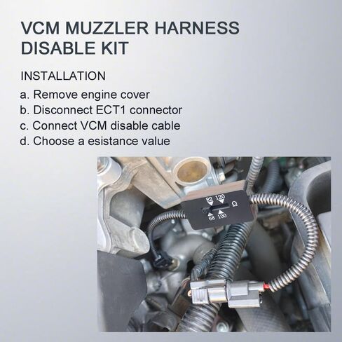 تحديث VCM Muzzler Harness Disable Disable Kit متوافق مع محرك Honda 3.5L V6 مع VCM ، لـ Acura 2013+ ، لـ Pilot 2009+ ، لـ Accord 2008+ ، لـ Ridgeline 2007+ ، لـ Odyssey 2007+ in Kuwait