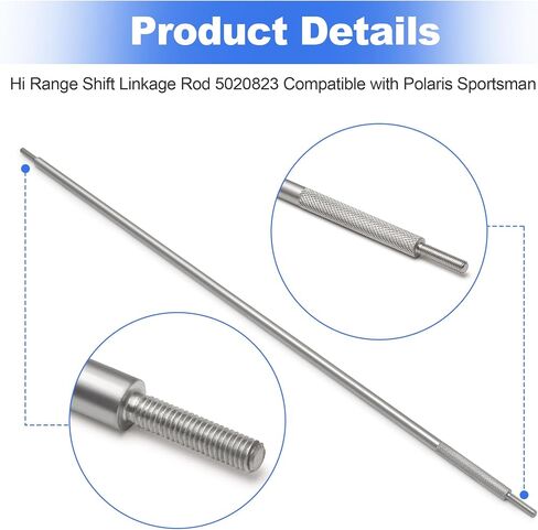 مرحبًا Range Shift Linkage Rod 5020823 متوافق مع Polaris Sportsman 500 400 335 - Silver in Saudi Arabia
