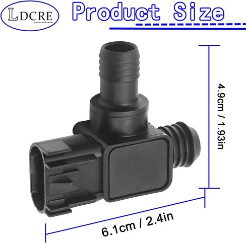 Power Brake Booster Pressure Sensor 20876799,Fit for Chevrolet Camaro Caprice Cruze, for Cadillac ATS SRX XTS, for GMC Terrain, for Lacrosse Regal, Brake Booster Vacuum Sensor Replace 20876799 in Saudi Arabia