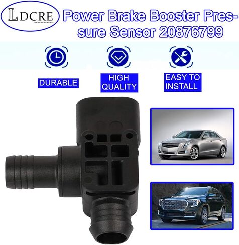 Power Brake Booster Pressure Sensor 20876799,Fit for Chevrolet Camaro Caprice Cruze, for Cadillac ATS SRX XTS, for GMC Terrain, for Lacrosse Regal, Brake Booster Vacuum Sensor Replace 20876799 in Saudi Arabia