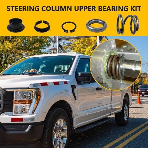 Steering Column Upper Bearing Kit for Ford Crown Victoria Police Interceptor Sedan 4-Door 4.6L 281Cu. In. V8 CNG SOHC Naturally Aspirated 1998 1999 2000 2001 2002 2003 2004 in Saudi Arabia