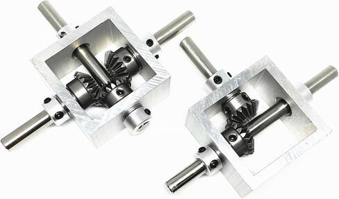 Miter Transmission 1pcs 90 ° Bevel Gear Box 90 ° زاوية اليمنى عكس علبة التروس 1M 20T 6mm 8mm عمودًا 1: 1 صندوق تروس الترجي in Saudi Arabia
