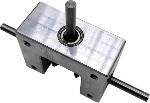 Miter Transmission 90 Degree Bevel Gearbox 6/8/10mm Coaxial Differential Assembly Gearbox 1:1 Spiral Bevel Gear Small Corner Device Pinion Mechanical(10mm Shaft) in Kuwait