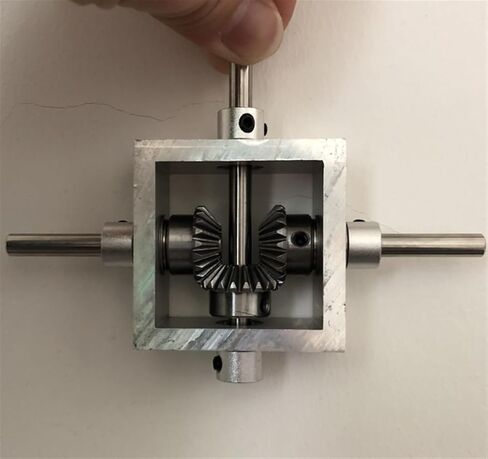 Miter Transmission 1PCS Dual Sways 90 درجة مربع التروس بوسائل التروس اليمنى عكس علبة التروس 1M 20 أسنان زاوية تروس التوجيه ميكانيكية (سماكة 6 مم) in Saudi Arabia