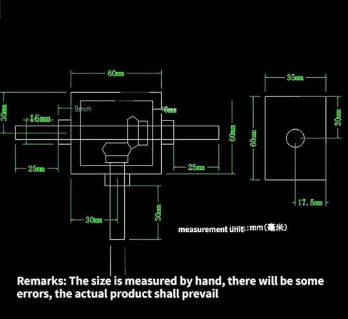 Miter Transmission 1pcs 1:1 90 Degree Commutator Gearbox 1.25M 20T Right Angle Bevel Gear Small Gearbox 10mm Shaft Angle Steer Mechanical Module Pinion Mechanical(Type 1) in Kuwait