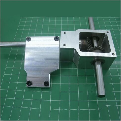 Miter Transmission 90 Degree Commutator Gearbox 8mm 10mm Dual Output Shaft Bevel Gearbox Transmission Ratio 1:1 Speed Reducer Gearbox Pinion Mechanical(8mm Thickness) in Kuwait