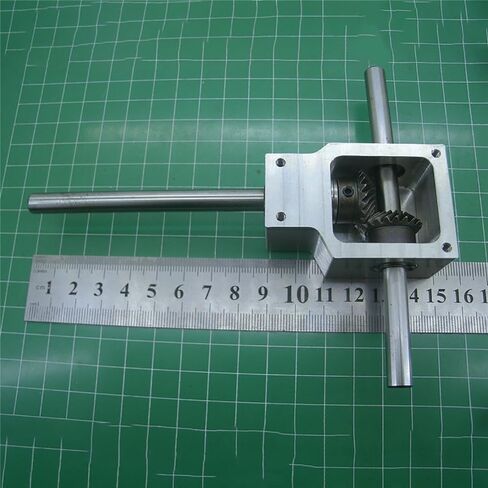 Miter Transmission 90 Degree Commutator Gearbox 8mm 10mm Dual Output Shaft Bevel Gearbox Transmission Ratio 1:1 Speed Reducer Gearbox Pinion Mechanical(8mm Thickness) in Kuwait