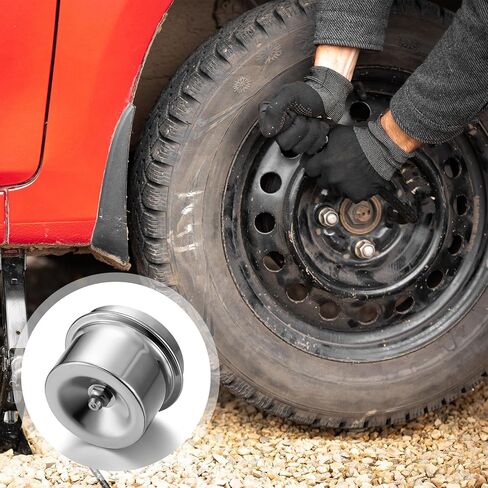 2 Pcs 1.98'' Axle Grease Cap Trailer Hub Dust Caps Grease Fitting Caps for Most Standard 2000 to 3500 Pound Axles in Saudi Arabia
