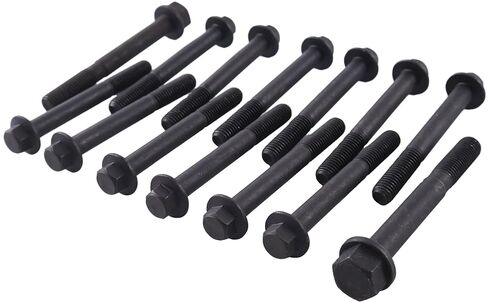 14PCS أسطوانة رأس البراغي YM119515-01200 YM11951501200 119515-01200 متوافقة مع محرك Komatsu 2D70E-5S-BA YANMAM in Kuwait