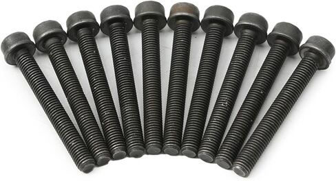 N91118902 10pcs أسطوانة محرك كتلة غطاء رأس الغلاف العلبة المتوافقة مع Audi A3 A5 A6 Q5 TT VW PASSAT CC SKODA EA888 1.8/2.0T ، M10 X 80 MM in Saudi Arabia