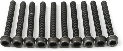 N91118902 10pcs أسطوانة محرك كتلة غطاء رأس الغلاف العلبة المتوافقة مع Audi A3 A5 A6 Q5 TT VW PASSAT CC SKODA EA888 1.8/2.0T ، M10 X 80 MM in Saudi Arabia