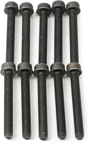 N91118902 10pcs أسطوانة محرك كتلة غطاء رأس الغلاف العلبة المتوافقة مع Audi A3 A5 A6 Q5 TT VW PASSAT CC SKODA EA888 1.8/2.0T ، M10 X 80 MM in Saudi Arabia
