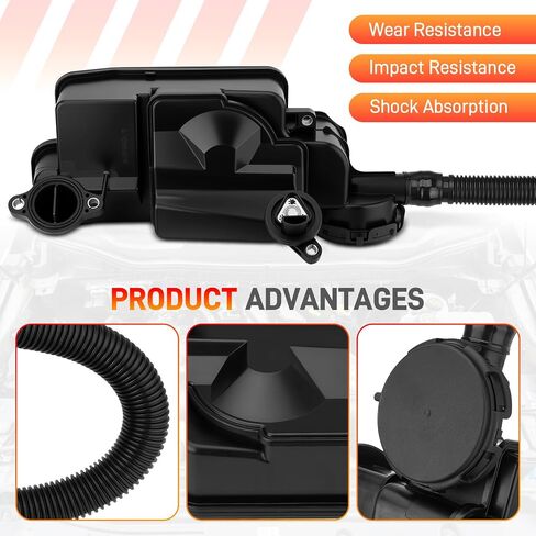 FC3Z-6A785-F Engine Oil Separator Assembly Compatible with 2017 2018 2019 Ford F250 F350 F450 F550 Super Duty 6.7L Powerstroke Diesel PCV CCV Vent Valve Engine Crankcase Replace#FC3Z6A785F in Saudi Arabia