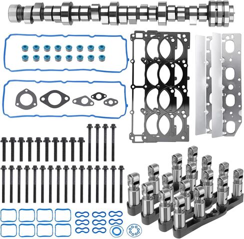 Upgrade MDS 5.7 HEMI Lifters Camshaft Kit with Head Gasket Set Compatible with Dodge Ram 1500 Durango, Chrysler Aspen 2009-2018 Replace# HS26423PT 53022263AF 53021726AD 53021726AE in Saudi Arabia