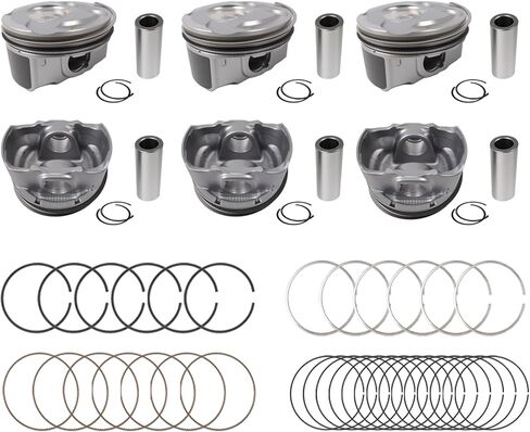 STD Engine Piston & Piston Ring Set 230413CFA0 ، Fit for 2011-2019 Kia Sorento/Sedona/Cadenza ، for Hyundai Santa Fe/Azera 3.3L in Saudi Arabia
