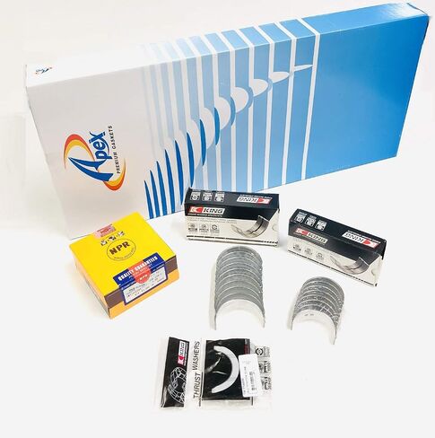 مجموعة REDRING للمحرك متوافقة مع 1985-95 Toyota 22R 22RE 2.4 2.4L. حلقات المكبس ، القضيب والمحامل الرئيسية والحشيات in Saudi Arabia