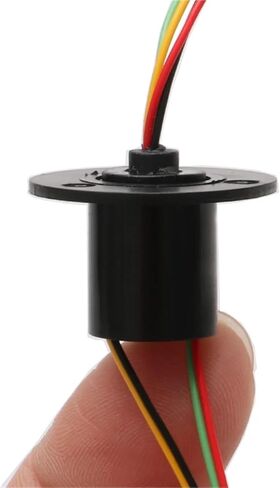 1PCS Micro Slip Ring 2/4//6/8/12/24 Wires 2A 12.5mm/15.5mm Rotor Stator Conductive-ring Rotate 360 ​​Degrees for Dining Table(Dia 12.5mm 12CH 1.5A) in Saudi Arabia