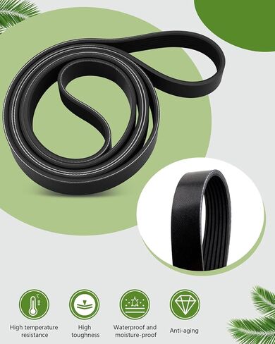 Engine Serpentine Drive Belt 56992RNAA03 Fit for Honda Civic L4 1.8L 2006 2007 2008 2009 2010 2011, Replacement K070852 56992RNAA04, Automotive V-Ribbed Belt, Black in Saudi Arabia