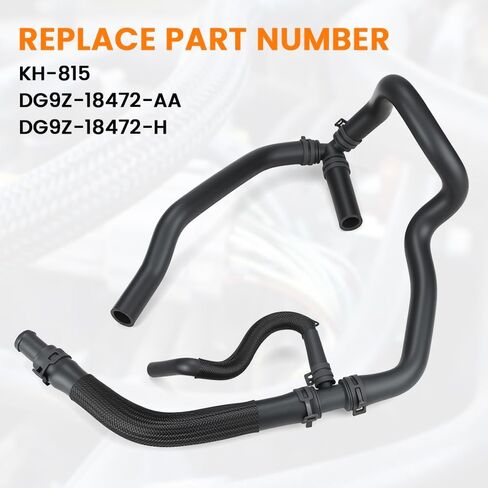مجموعة خرطوم سخان HVAC متوافقة مع Ford Fusion 2013-2020 2.5L استبدال KH-815 DG9Z-18472-AA DG9Z-18472-H in Kuwait