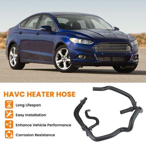 مجموعة خرطوم سخان HVAC متوافقة مع Ford Fusion 2013-2020 2.5L استبدال KH-815 DG9Z-18472-AA DG9Z-18472-H in Kuwait