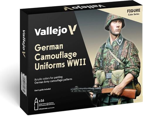 Model Color Acrylic Paint Set - Folkstone Basic Colors in Kuwait