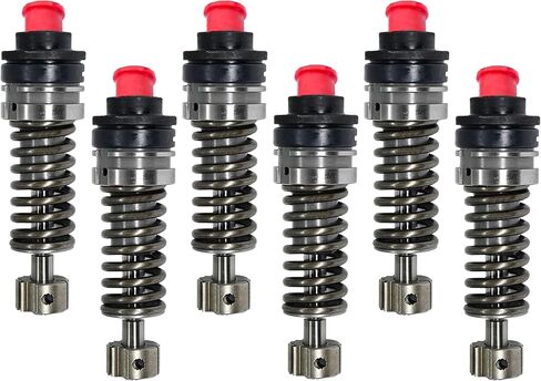6pcs Plunger and barrel assem 1P-6400 1P6400 CA1P6400 Compatible with CAT 1673 D330C D333C Engine D4D D5 D6 Tractor in Saudi Arabia