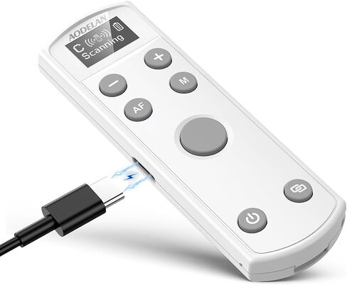Camera Remote Control for Canon - Aodelan Wireless Shutter Release Trigger for Canon R3/ R7/ R10/ M50/ EOS M6 Mark II/R/RP /90D /6D Mark II /R5/T7i /G5 X Mark II /G7 X Mark III; Replaces Canon BR-E1 in Saudi Arabia