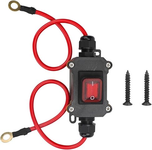 مفتاح مضمّن للماء ، DC 12-24V مفتاح تبديل الطاقة المضمّن لمحملات CAMP ، دراجة نارية ، لوحة شمسية in Saudi Arabia