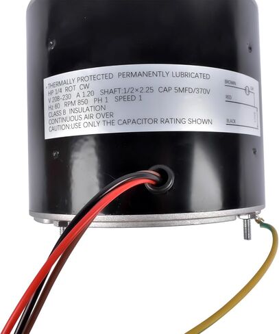 F48AA68A50 محرك مروحة المكثف 1/4 حصان 230 فولت 850 دورة في الدقيقة بديل لـ York Coleman Luxaire K55HXKWA-9803 in Saudi Arabia