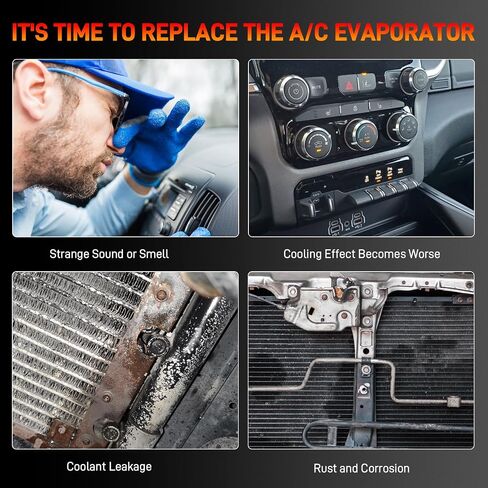 A/C Evaporator Core Compatible with Ram 1500 2012-2019, 1500 Classic 2019-2022, 2500& 3500 2012-2018, 4500& 5500 2012-2016 Replaces# 68138270AA 68138270AB A/C Evaporator Assembly in Saudi Arabia
