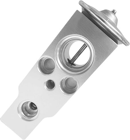 Car A/C Expansion Valve, Metal Steam Engine Air Conditioning Valve, Compatible with Lexus, Jaguar, Honda, Toyota, Land Rover, Subaru, Automotive Air Conditioning Repair Accessories (Silver) in Saudi Arabia