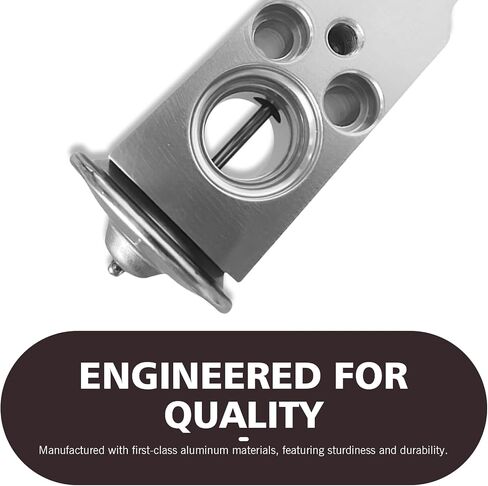 Car A/C Expansion Valve, Metal Steam Engine Air Conditioning Valve, Compatible with Lexus, Jaguar, Honda, Toyota, Land Rover, Subaru, Automotive Air Conditioning Repair Accessories (Silver) in Saudi Arabia
