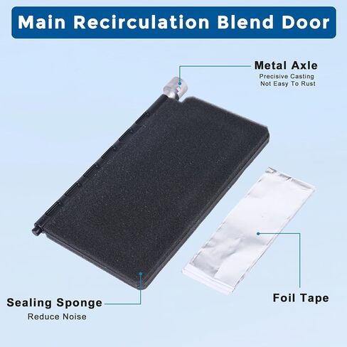 902-325 Heater HVAC Blend Door Repair Kit Compatible with 2002-2010 Dodge Ram 1500 2500 3500 4500 5500 Replaces 68004226AA 68004226AB in Saudi Arabia