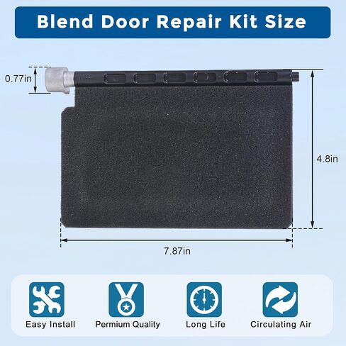 902-325 Heater HVAC Blend Door Repair Kit Compatible with 2002-2010 Dodge Ram 1500 2500 3500 4500 5500 Replaces 68004226AA 68004226AB in Saudi Arabia