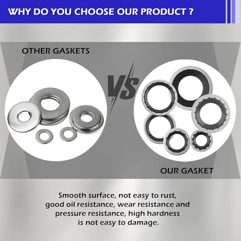 139PCS AC O Ring Kit Contains 30 Sizes,Durable A/C O Ring Assortment Kit with 54PCS Rubber Gasket & 85PCS Spacers for Seal Improvement,Professional AC Compressor Gasket Kits in Kuwait
