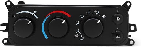وحدة التحكم في المناخ الأمامية HVAC A/C متوافقة مع RAM 1500 2500 3500 DAKOTA 2001-2005 مفتاح لوحة التكييف استبدال 599-212 55055905AA 5505905AD 5505905AE 5505905AF in Saudi Arabia